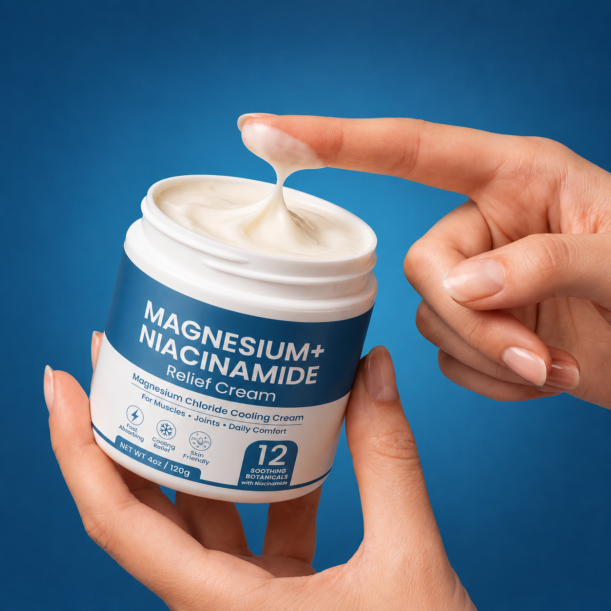 Magnesium relief cream
