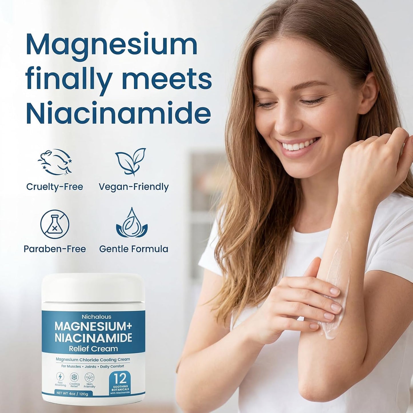 Magnesium relief cream